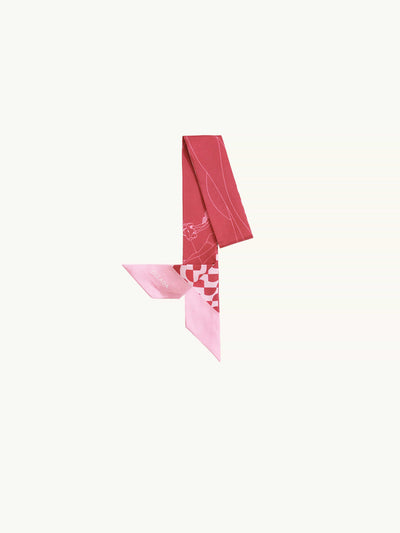 Flutter Twilly Scarf Cherry